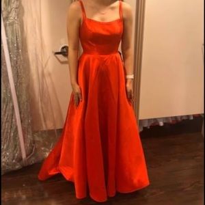 Camille NEW Red Prom Dress